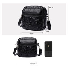 Women's PU Leather Shoulder Bag Crossbody Phone Wallet Multifunction Belt Bag
