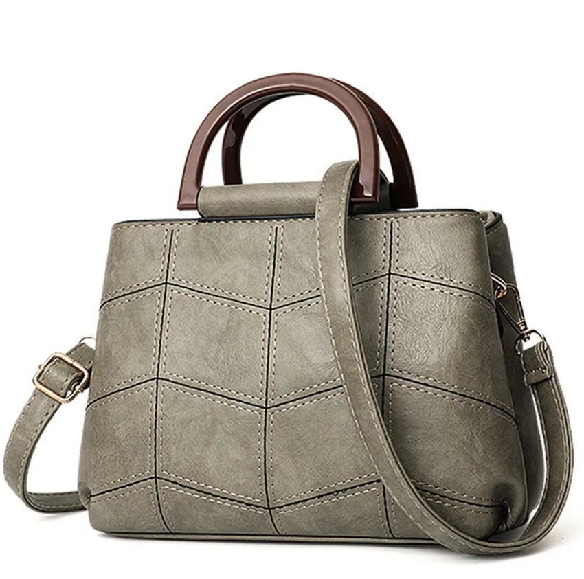 Women Leather Bags Set PU Handbag