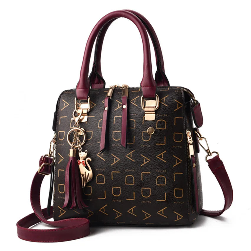 Leather Tote Bag for Women Ladies Handbag