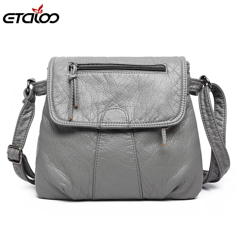 Women's PU Leather Handbags Top-handle Shoulder Bag