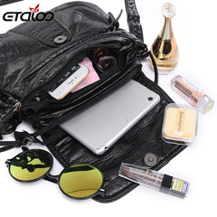 Women's PU Leather Handbags Top-handle Shoulder Bag