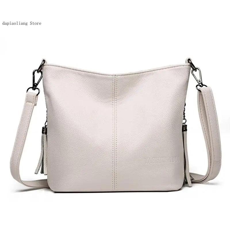 Casual Shoulder Bag Tote Bag Soft Leather Hand Crossbody Bags for Women