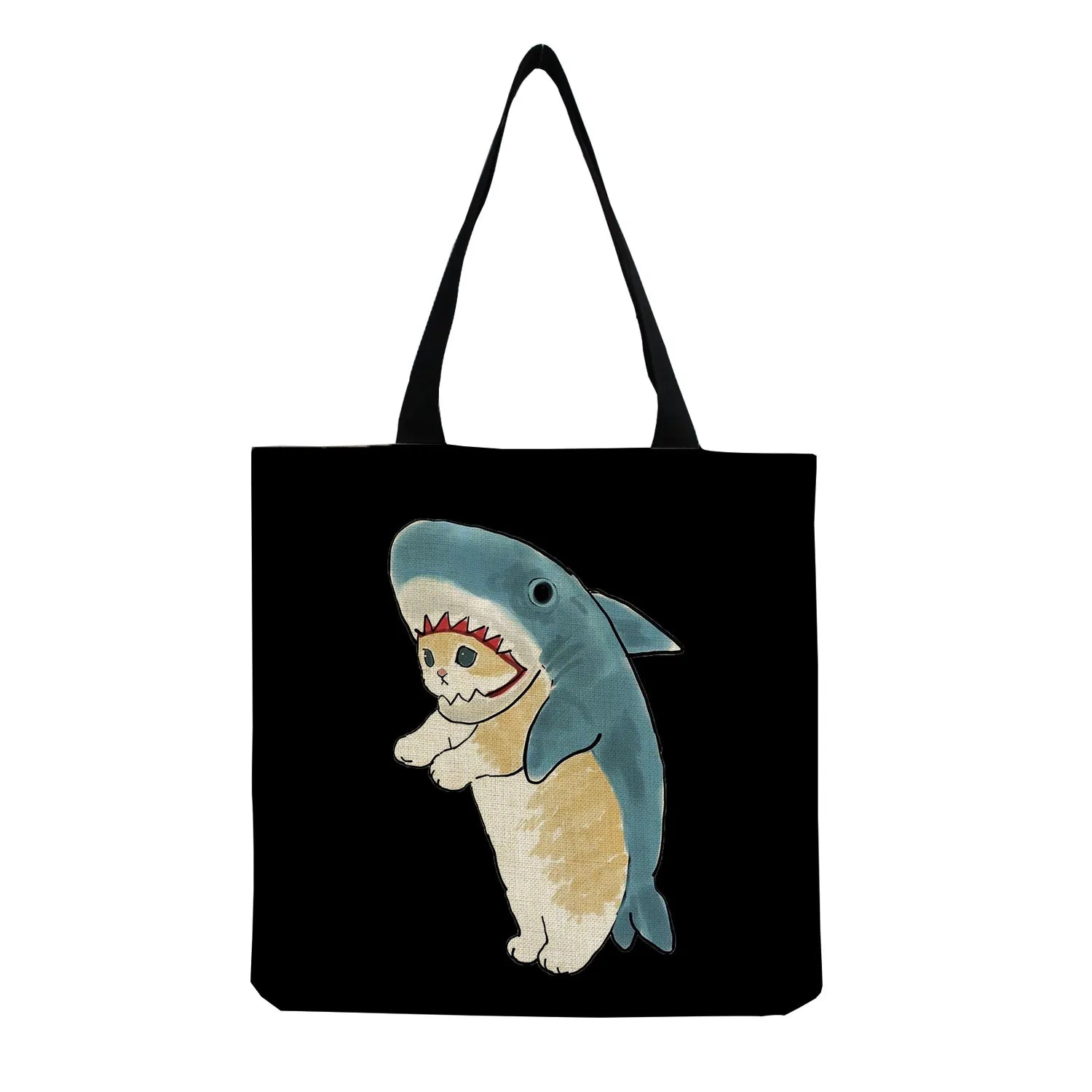 Animal Print Shoulder Bag Eco Reusable Tote Travel High Capacity