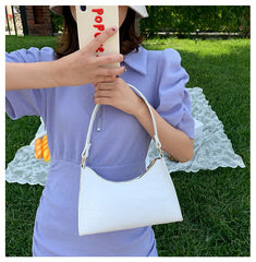 Retro Casual Women Totes Shoulder Bags Crocodile Leather Chain Handbags