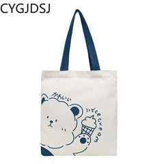 Canvas Tote Bags for Women Shoulder Bag Side Bags for Ladies Handbags