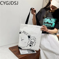 Canvas Tote Bags for Women Shoulder Bag Side Bags for Ladies Handbags