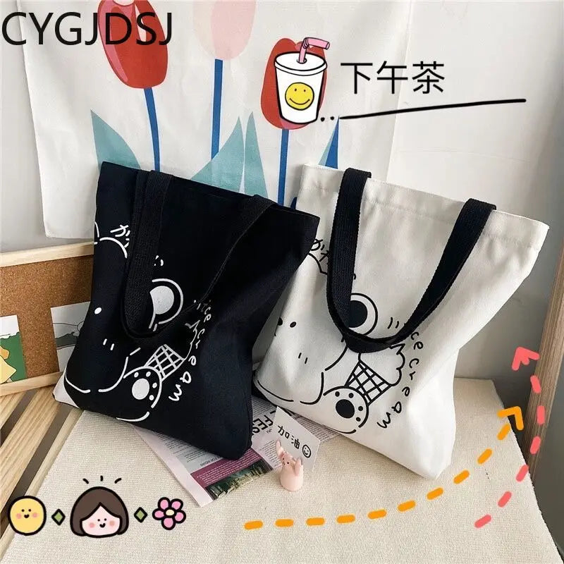 Canvas Tote Bags for Women Shoulder Bag Side Bags for Ladies Handbags