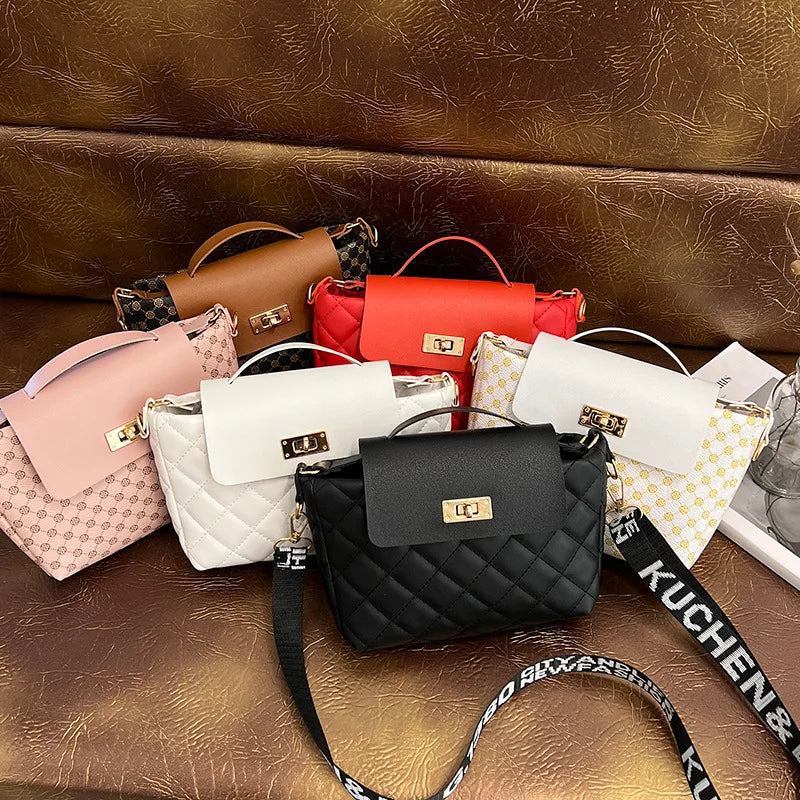 Handheld Camera Bag Lights Handbag Cross-border Women's Mobile Messenger Bag