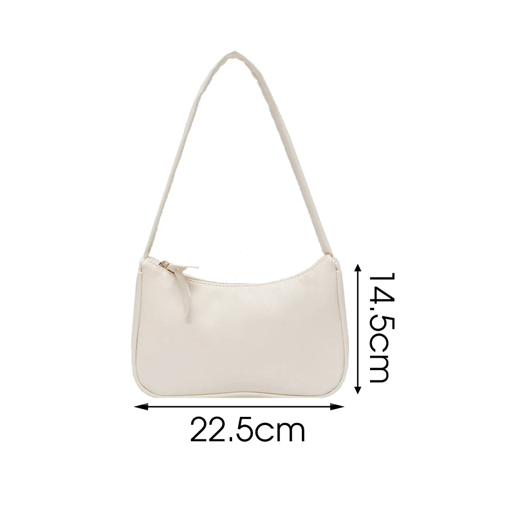 Women Retro PU Leather Top Handle Bag