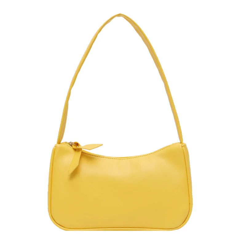 Retro PU Leather Shoulder Tote Bag