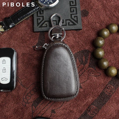 Leather Car Smart Key Bag Embossed Mini Wallet For Women