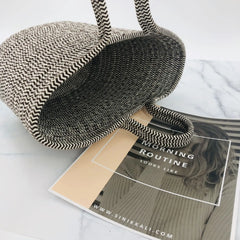 Rattan Woven Straw Bohemia Tote Summer Messenger Crossbody Bag