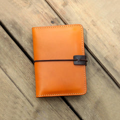 Retro Leather Passport Cover Men Women Minimalist Travel Wallet