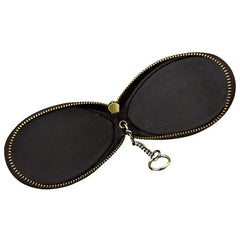Men Leather Key Wallet Holder Housekeeper Women Key Case Organizer Pouch