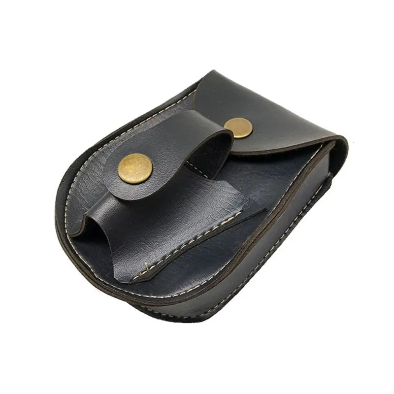 Leather 2 In 1 Slingshot Catapult Steel Balls Bearings Bag Pouch Case Holder