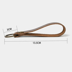 Leather Key Holder Keychain Housekeeper Key Ring Wallet