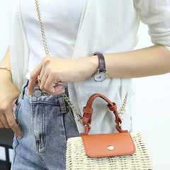 Bohemia Woven Rattan Shoulder Bag for Women