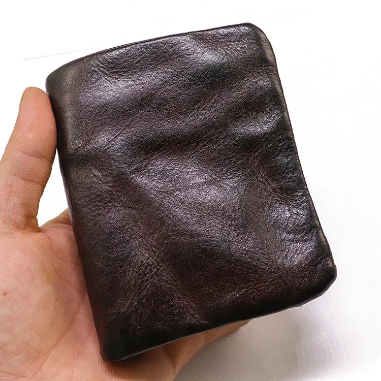 Vintage Tan Leather Men's Wallet