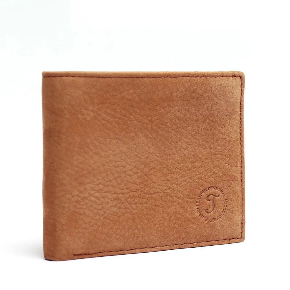 Vintage Crazy Horse Leather Wallet Men Purse Clutch Bag Male Money Clips