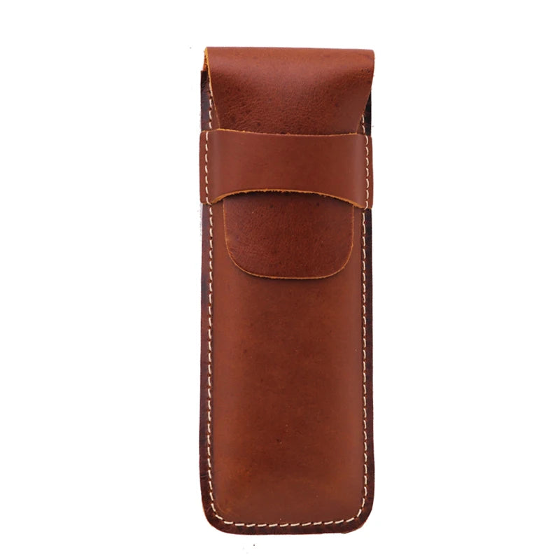 Vintage Leather Pen Wallet Purse Organizer Pouch Pocket Case