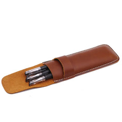 Vintage Leather Pen Wallet Purse Organizer Pouch Pocket Case