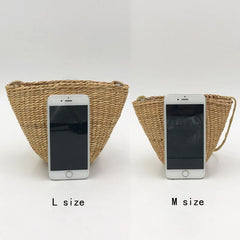 Summer Straw Beach Bags Rattan Woven Crossbody Bag Bohemian Handbag