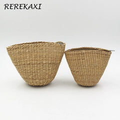Summer Straw Beach Bags Rattan Woven Crossbody Bag Bohemian Handbag