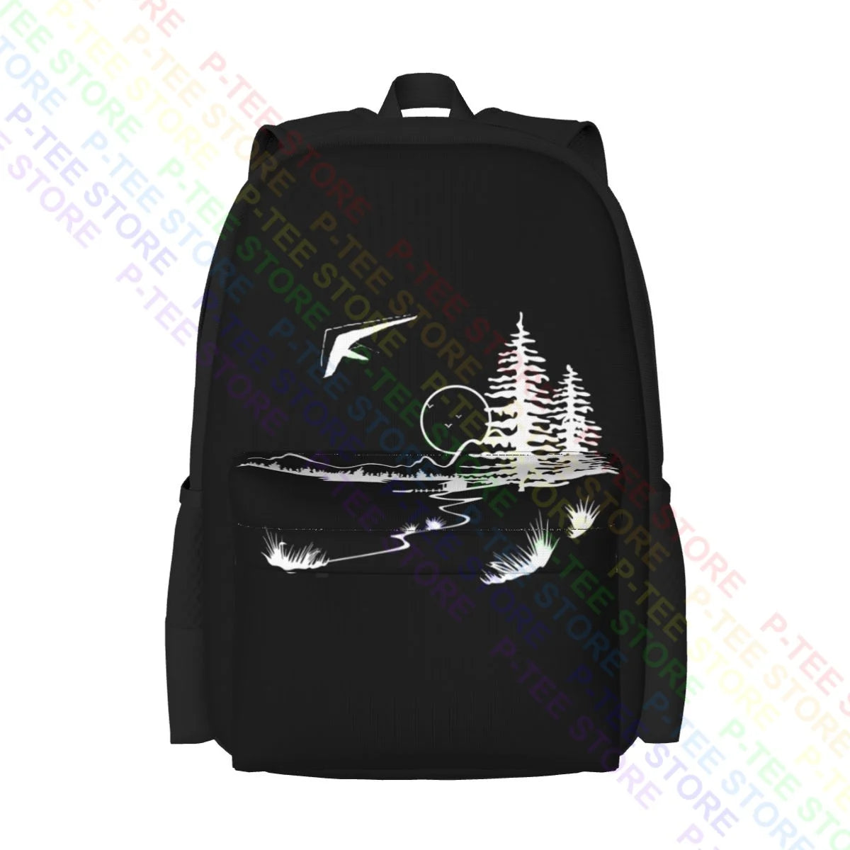 Hang Gliding Pilot Hangglider Mountain Forest Flying Sport Backpack