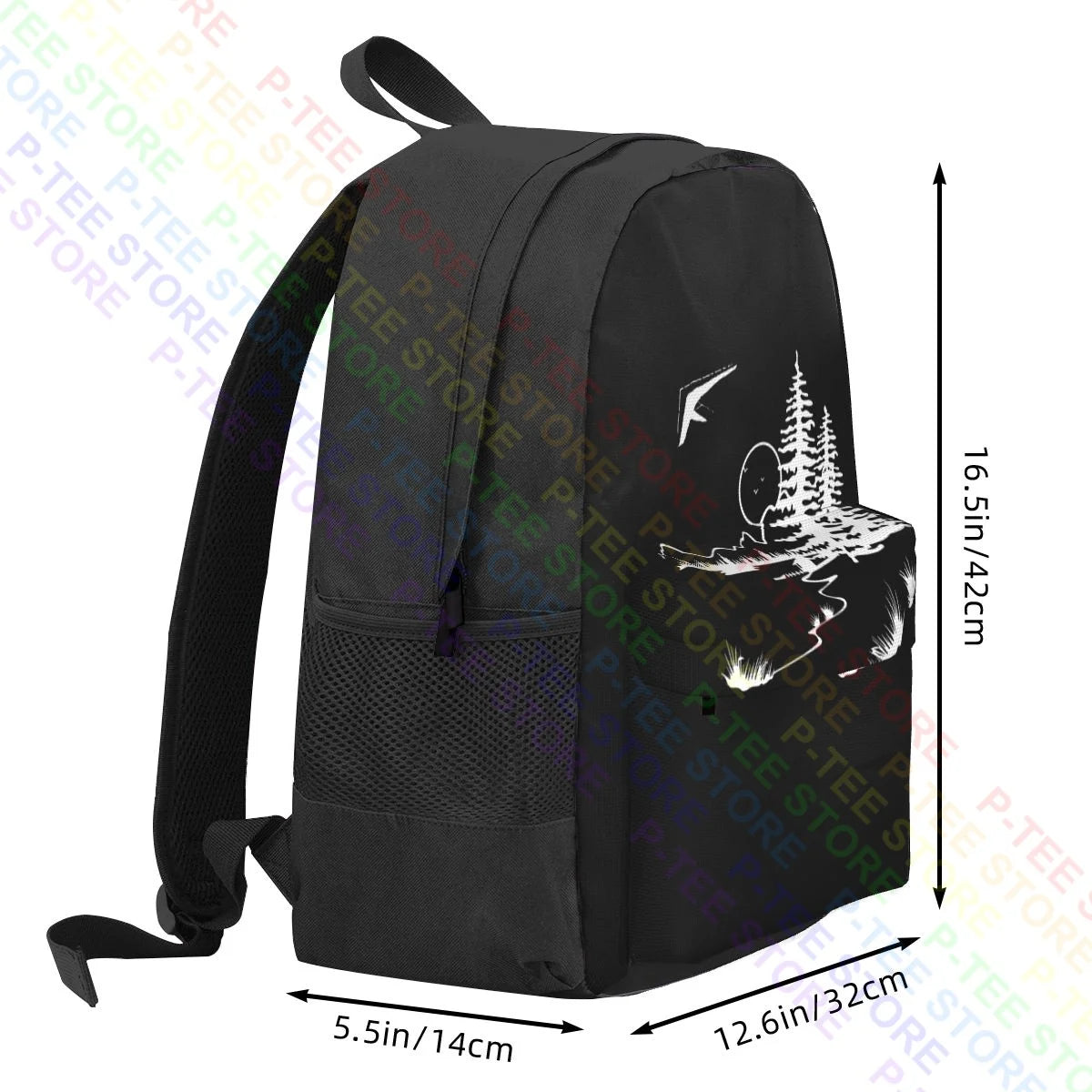 Hang Gliding Pilot Hangglider Mountain Forest Flying Sport Backpack