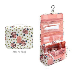 Hanging Travel Cosmetic Bag Women Zipper Makeup Bags Polyester
