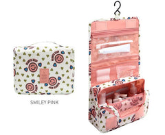 Hanging Travel Cosmetic Bag Women Zipper Makeup Bags Polyester