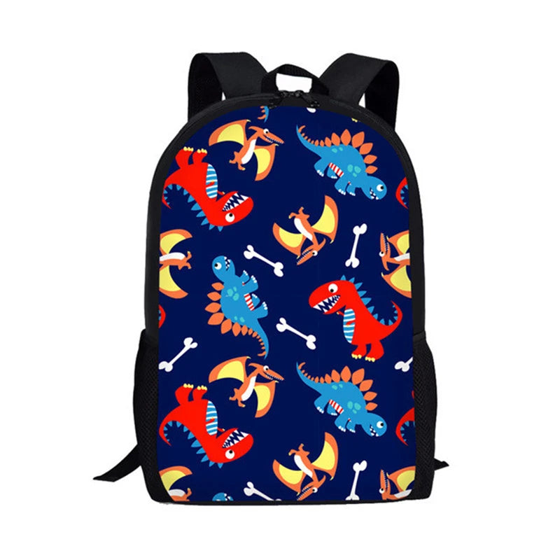 HaoYun 3PCs Dinosaur Pattern School Backpacks