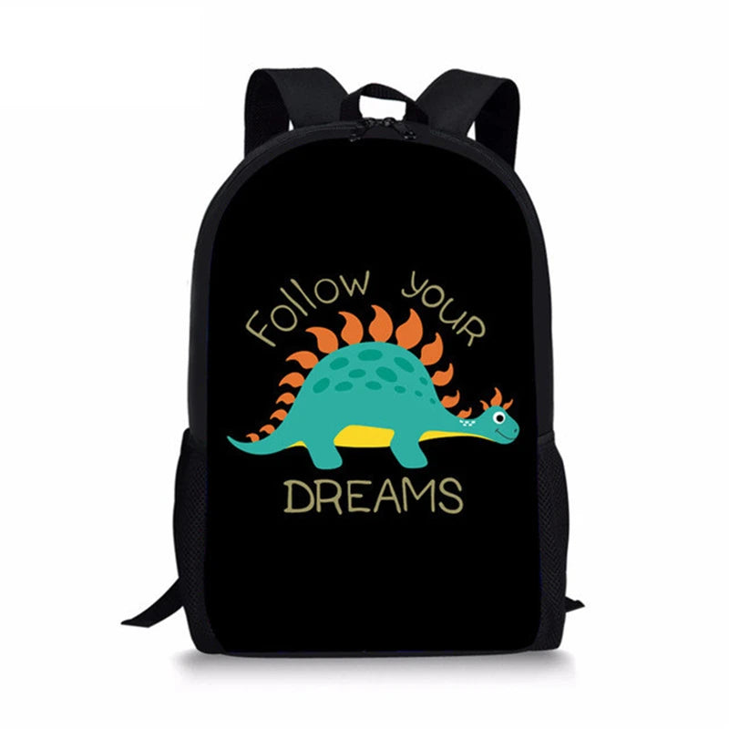 HaoYun 3PCs Dinosaur Pattern School Backpacks