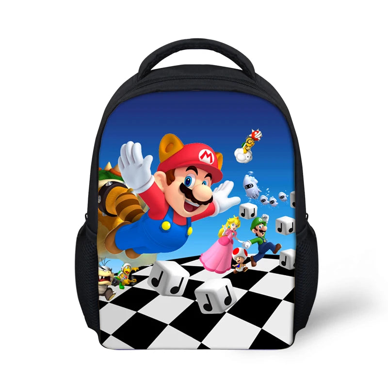 HaoYun Kindergarten Backpack Super-Mario-Pattern Kids School Book Bags