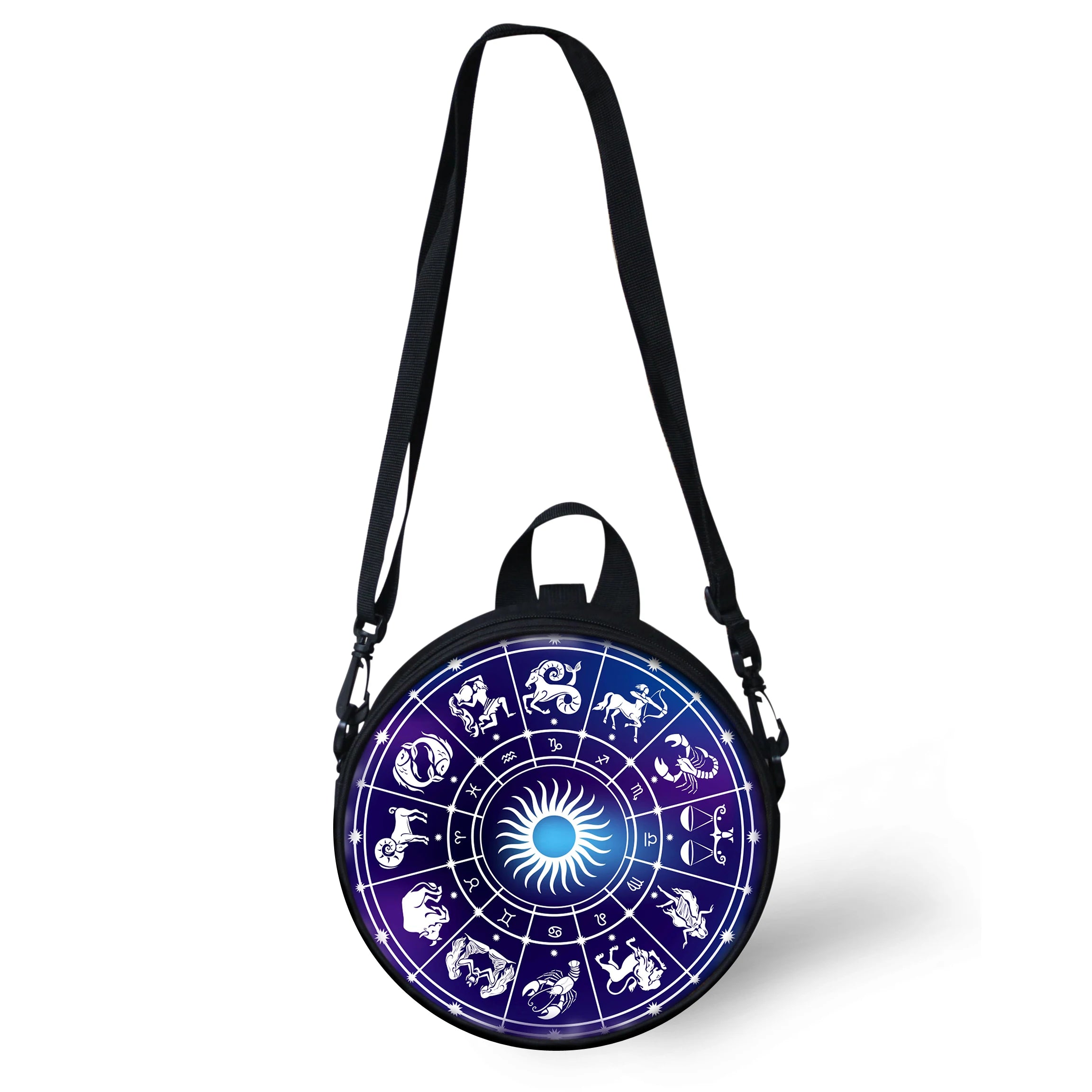 HaoYun Gothic 12 Constellations Bag Mini Girl Boy Round Bag Women Shoulder