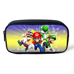 HaoYun Kids Pencil Case Super-Mario-Pattern Students Stationery Box