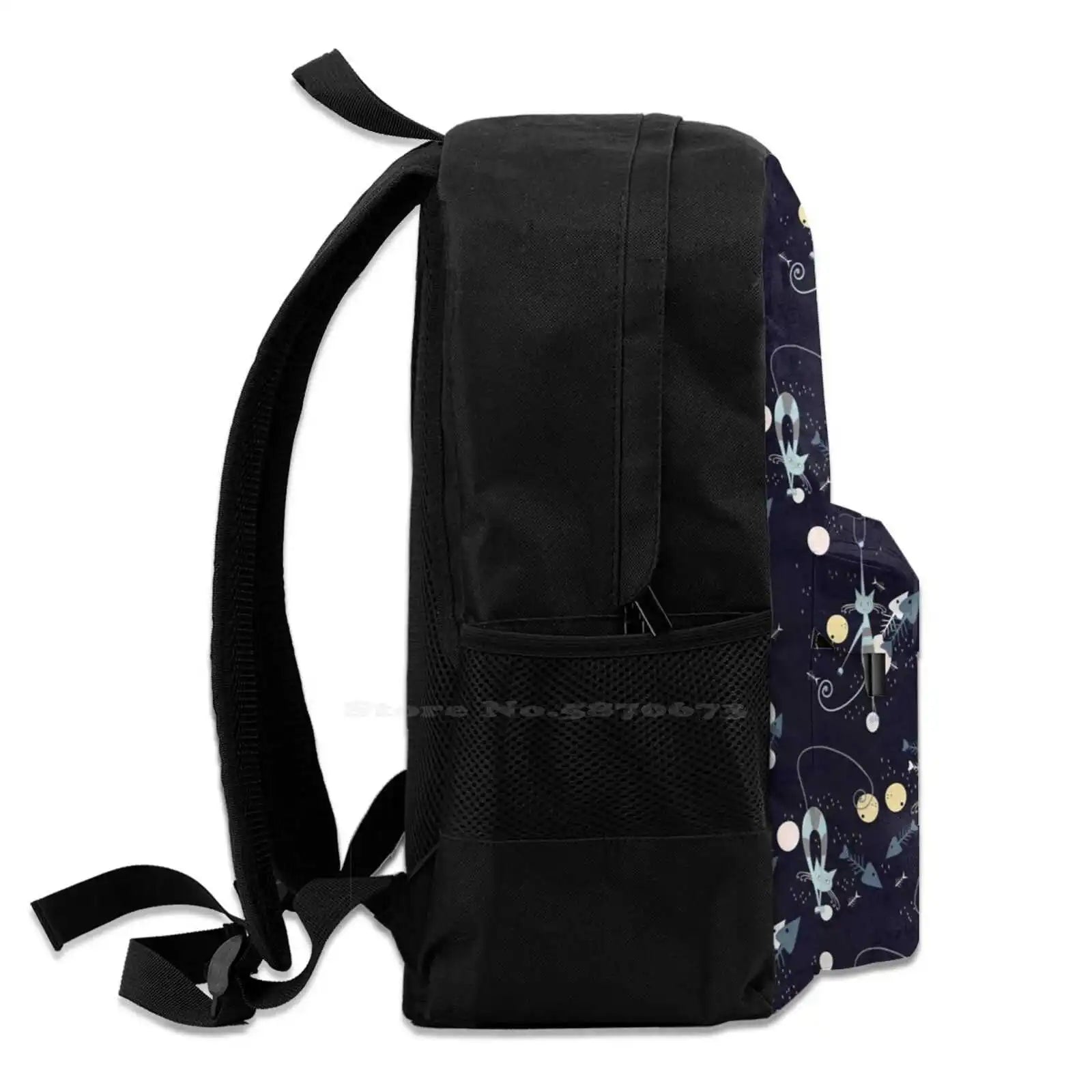 Happy Cats Travel Laptop Bagpack Bags Cats Cat Chat Chats Happy Nice Pink Pinky