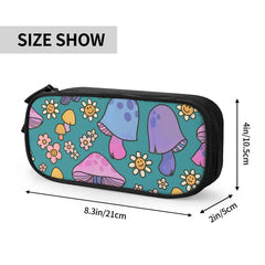 Daisy Mushroom Field Pen Box Anime Zipper Pen Bag Stationery Gift