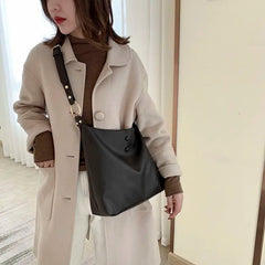 Harajuku Large-capacity Shoulder Bag, High-end Western Style Tote