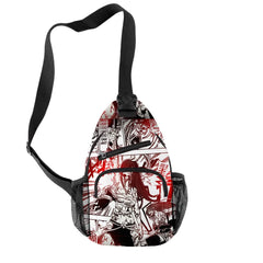 Anime Fairy Tail 3D Print Chest Bag Oxford Waterproof Outdoor Sports