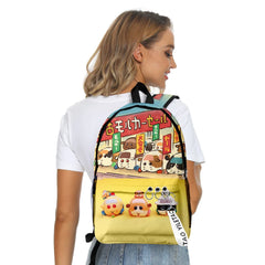 Harajuku Anime Pui Pui Molcar School Bags Waterproof Backpack