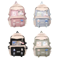 Harajuku Backpack Girl School Notebook Travel Bag Casual Daypack