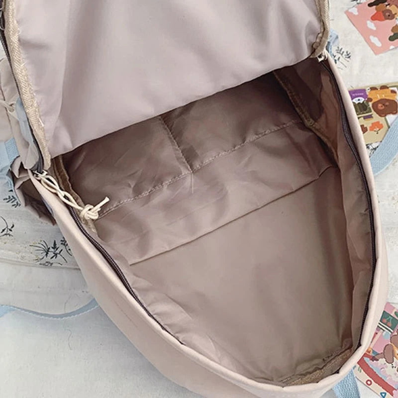 Harajuku Backpack Girl School Notebook Travel Bag Casual Daypack
