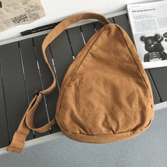 Harajuku Canvas Shoulder Bag Retro Bags for Women Men Crossbody Bag