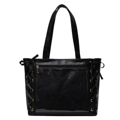 Harajuku Classic ItaBag Ribbons Shoulder Bags Japanese Transparent Soft Girls