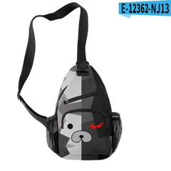 Harajuku Danganronpa Monokuma Chest Bag Waterproof Crossbody