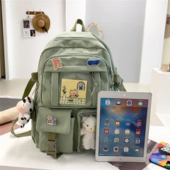 Harajuku Girls' School Backpack Oxford Waterproof