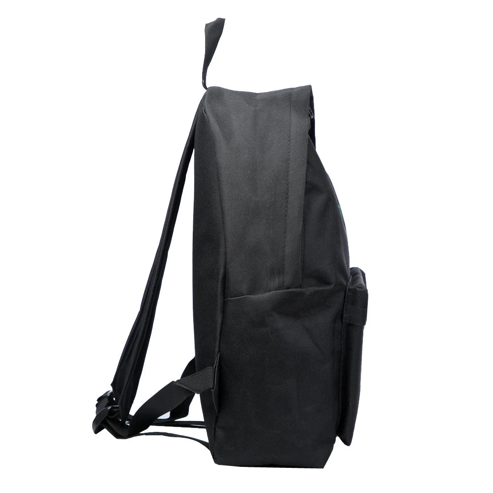 Harajuku Floral Embroidery Backpack Men Women Travel School Backpack