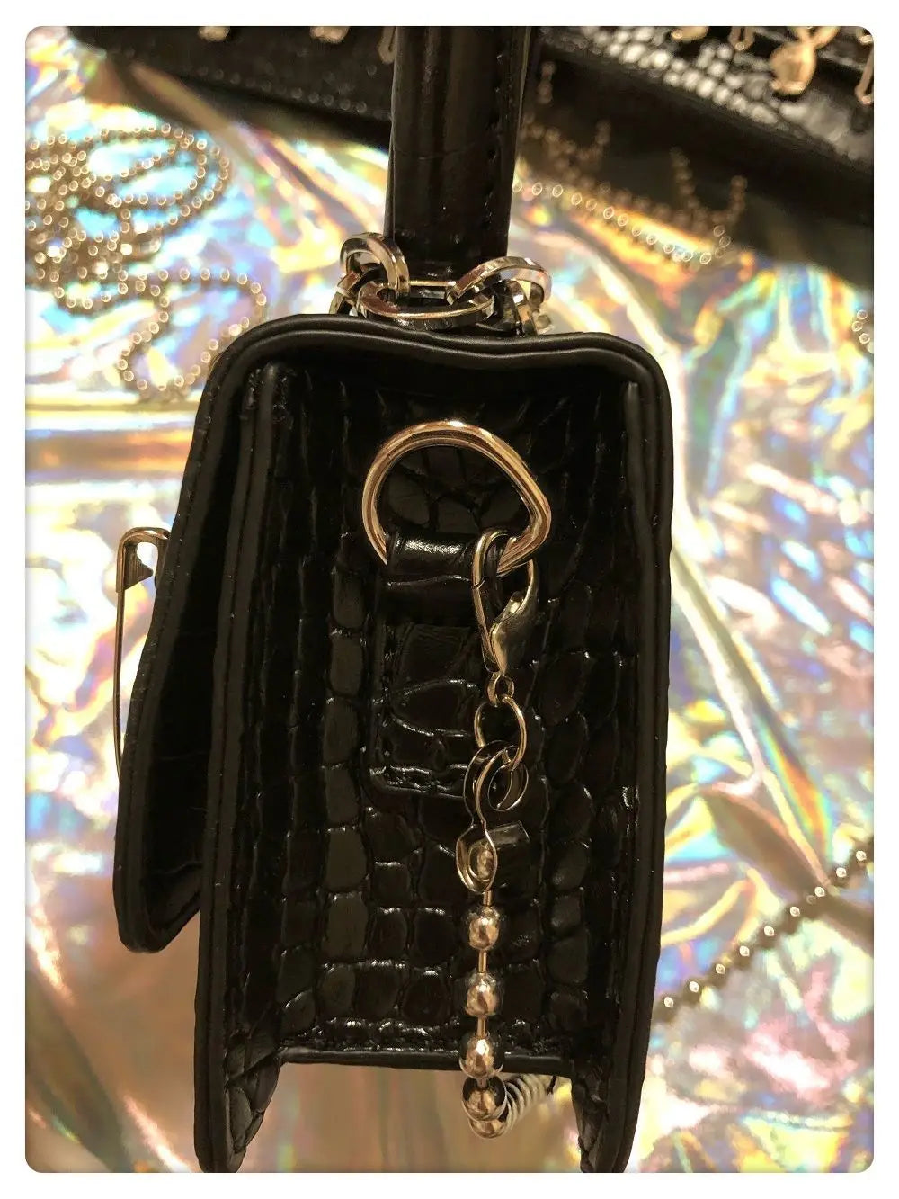 Harajuku Goth Women's Shoulder Bag Metalpunk Y2k Girls Small Square