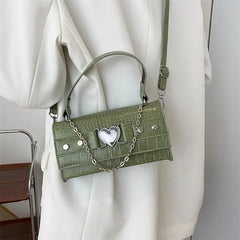 Harajuku Gothic Shoulder Bag Metal Punk Biker Style Female Handbag